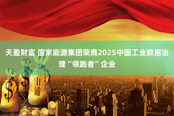 天盈财富 国家能源集团荣膺2025中国工业数据治理“领跑者”企业